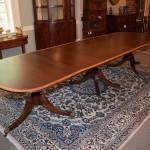Satinwood Banded Duncan Phyfe Dining Table