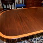 Satinwood Banded Duncan Phyfe Dining Table