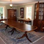 Satinwood Banded Duncan Phyfe Dining Table