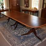 Satinwood Banded Duncan Phyfe Dining Table
