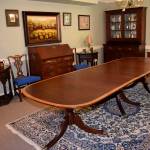 Satinwood Banded Duncan Phyfe Dining Table