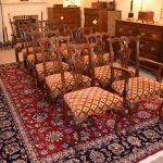 Set of 12, London, Chippendale Chairs