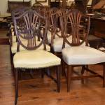 Set of 14 Shield Back Chairs