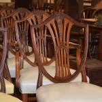 Set of 14 Shield Back Chairs