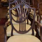 Set of 14 Shield Back Chairs