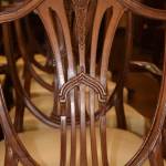 Set of 14 Shield Back Chairs