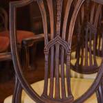 Set of 14 Shield Back Chairs