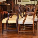 Set of 14 Shield Back Chairs