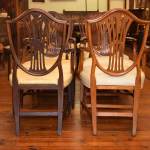 Set of 14 Shield Back Chairs