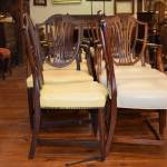 Set of 14 Shield Back Chairs