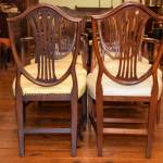 Set of 14 Shield Back Chairs