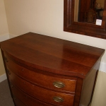 Sheraton Cherry Bow Front Chest