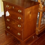 Small Walnut Chippendale Chest