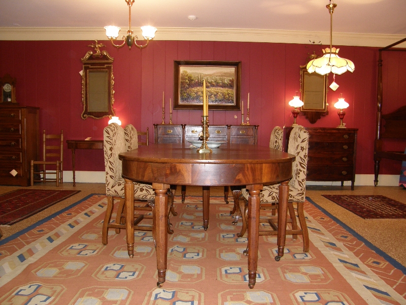 Solid Mahogany Dining Room Table