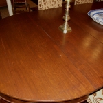 Solid Mahogany Dining Room Table