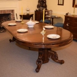 Split Pedestal, Dining Room Table
