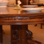Split Pedestal, Dining Room Table