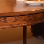 Split Pedestal, Dining Room Table