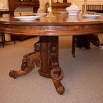 Split Pedestal, Dining Room Table