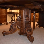 Split Pedestal, Dining Room Table