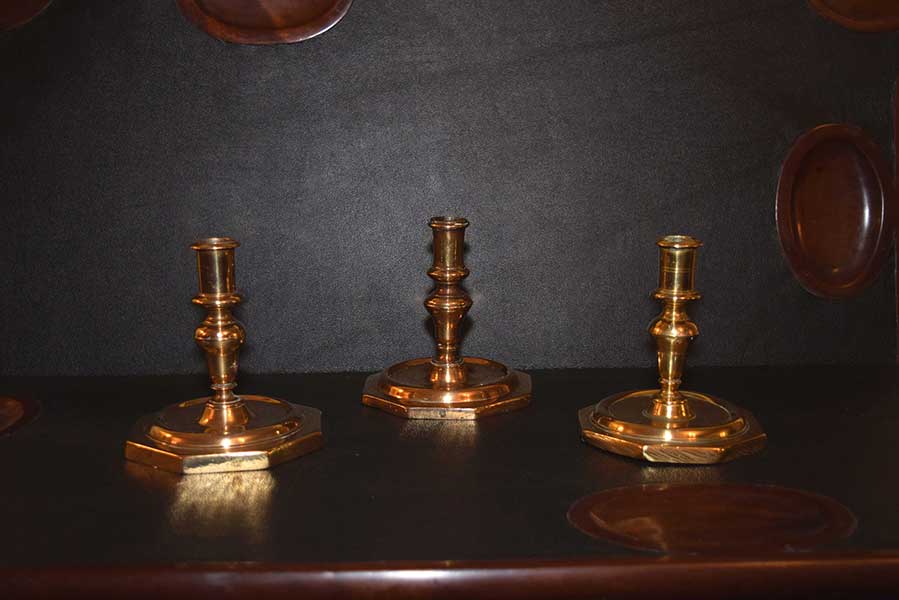 Three 17th Century Candlesticks