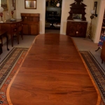 Three Pedestal Dining Room Table