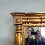 Three Section Overmantel Mirror