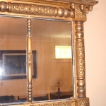 Three Section Overmantle Mirror