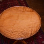 Tiger Maple Candlestand