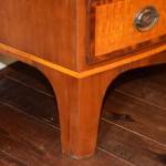 Tiger Maple & Cherry Bow Front Chest