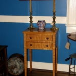 Tiger Maple Side Table