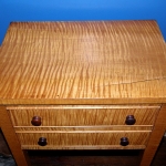 Tiger Maple Side Table