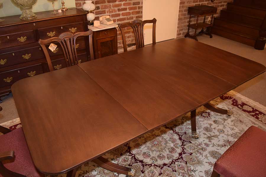 Two Pedestal Dining Table