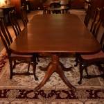 Two Pedestal Duncan Phyfe Dining Table
