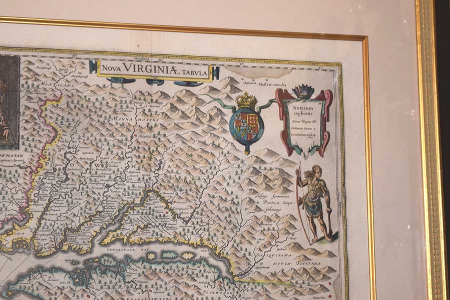 Virginia Map by Blaeu
