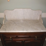Walnut Marble Top Washstand