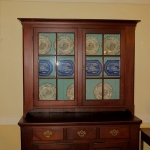 Walnut Stepback Cupboard